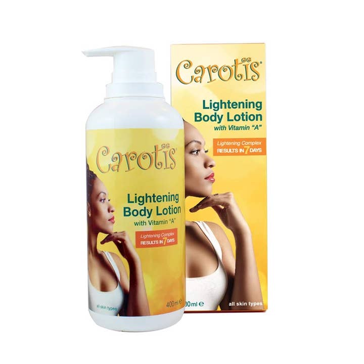 Mitchell Brands - Wholesale Body Cream/Lotion - Carotis Lightening Body Lotion with Vitamin A - 400ml / 14.10 fl oz