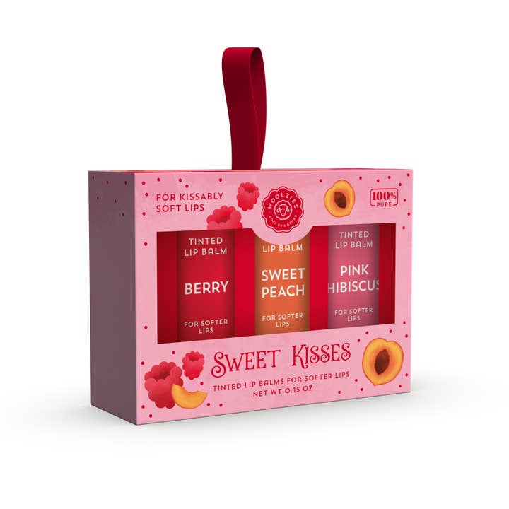 Woolzies - Wholesale Lip Balm Set - Sweet Kisses Tinted Lip Balm Set Of 3