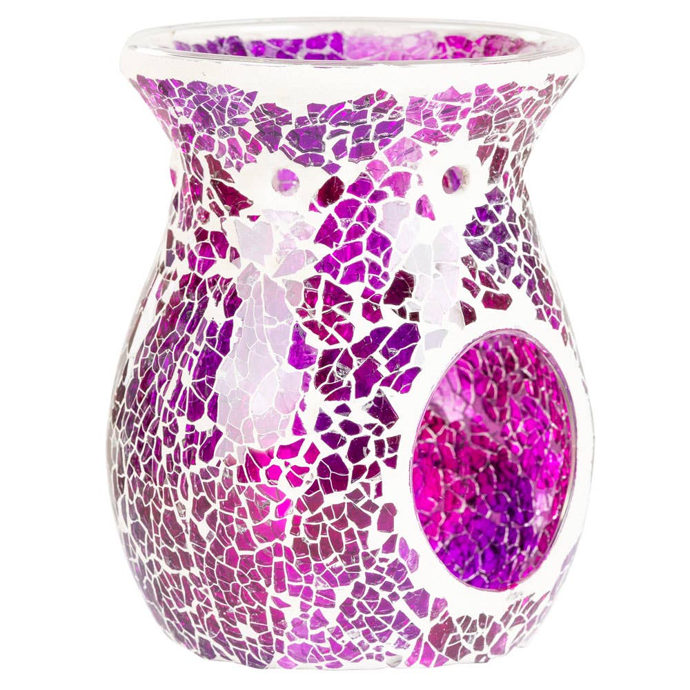 Benjamin International - Wholesale Oil Warmer - ASSORTED MOSAIC GLASS OIL BURNERS2