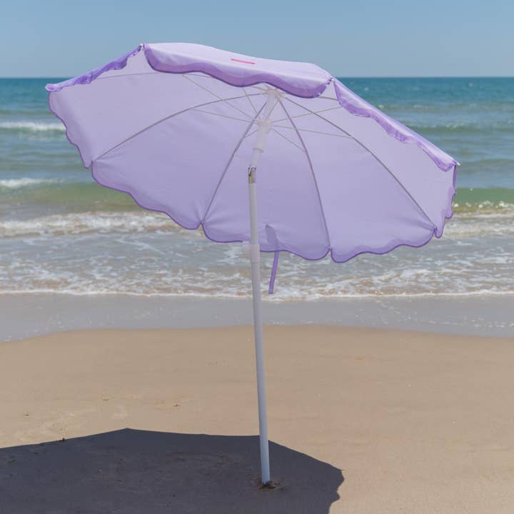 Flamingueo - Wholesale Beach Umbrella - Purple wavy umbrella11