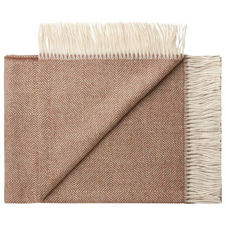 Color 2672 Diamond Pattern Alpaca Baby Blanket for wholesale by Henry d'Elkin