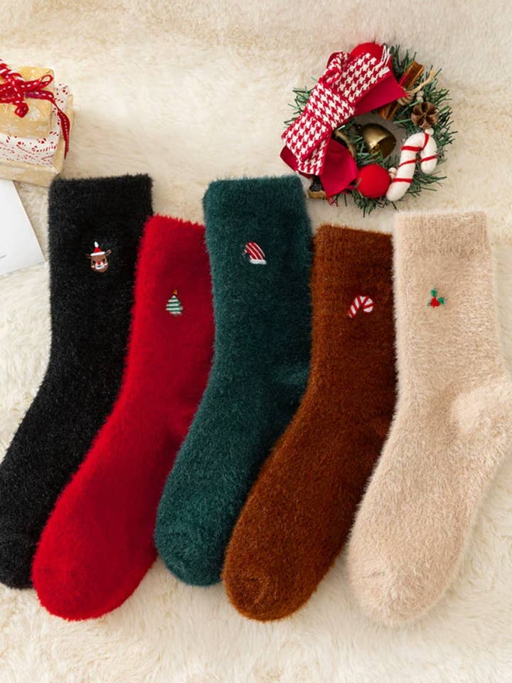 Holiday Cozy Fuzzy Socks (JOLI) and other Purchase Wholesale fuzzy socks. Free Returns & Net 60 Terms on Faire trending on Faire.