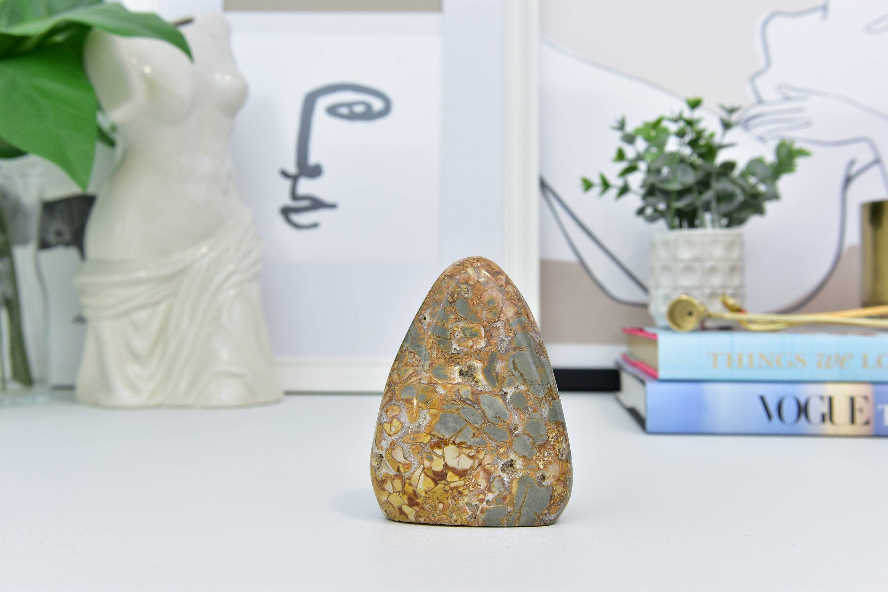 Yellow Tree Company - Wholesale Spiritual Stone/Crystal - Ibis Jasper Freeform | Madagascan Brecciated Jasper FreeForm7