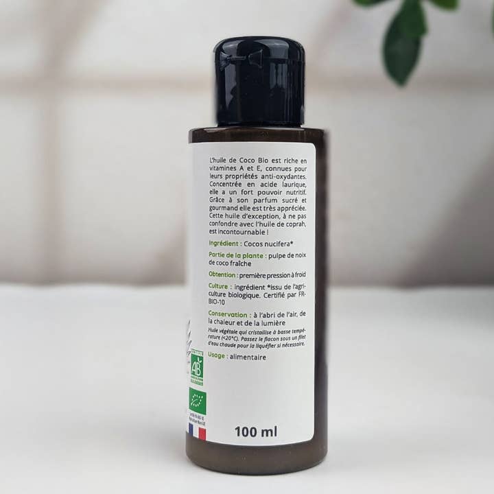 Propos'Nature - Venta al por mayor Aceites de baño/corporales - Aceite de Coco Virgen Bio 50ml, 100ml, 500ml6