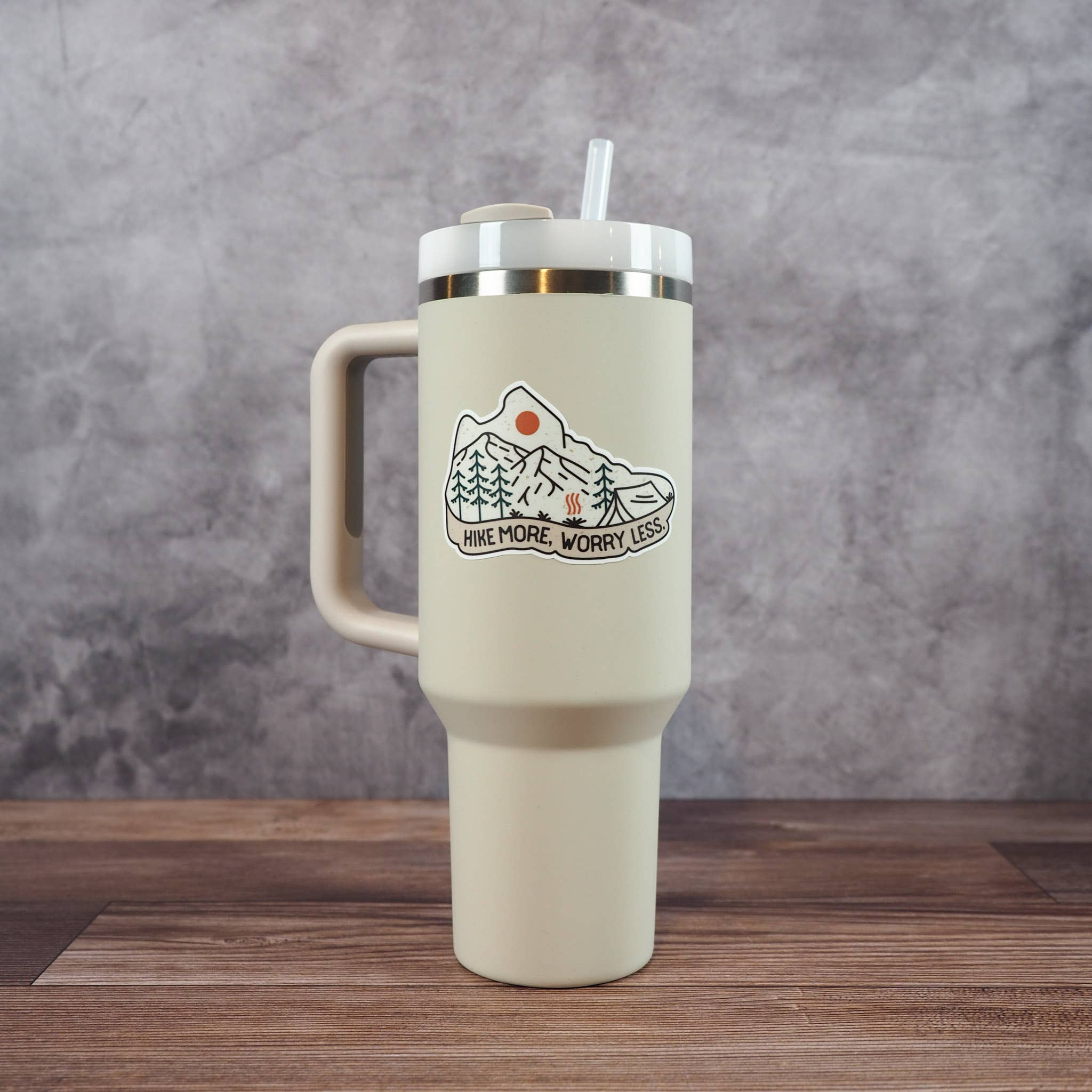 Sentinel Supply - Vente Autocollant - Autocollant Hike More, Worry Less1