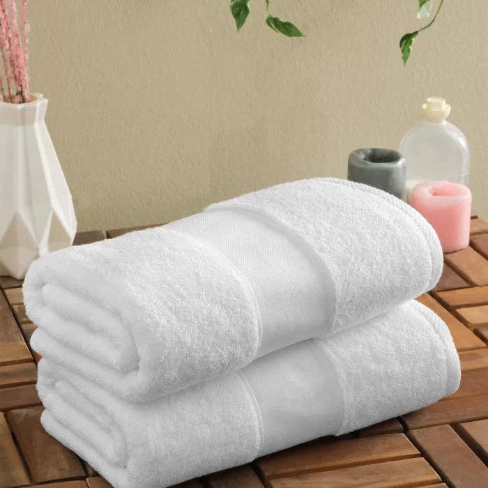 Globaltex Fine Linens – wholesale Badhandduk – Lux White XL Badlakan Handduk