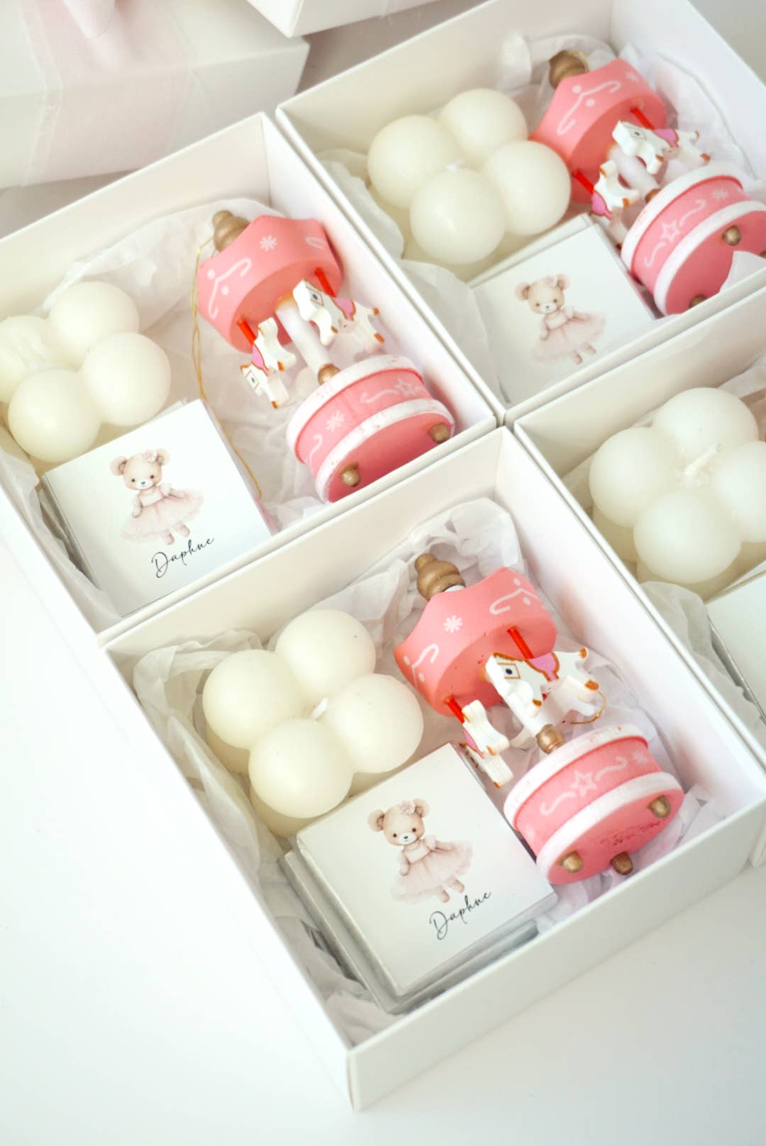 Uniq Favors - Wholesale Party Favor - Carousel Concept Favors Box, Carnival Theme Baby Shower Gift2