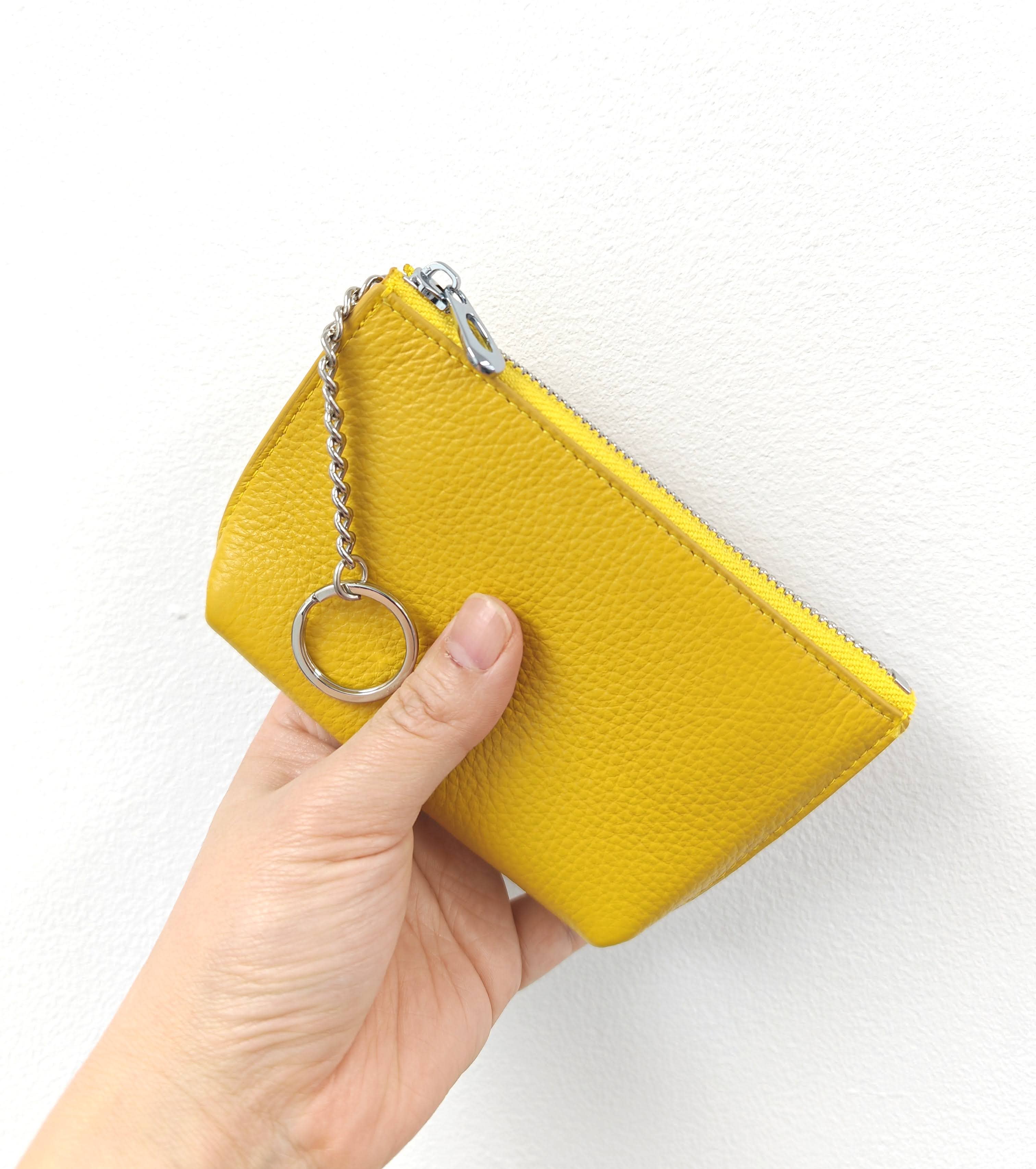 Superbia – wholesale Coin purse – Women’s – Genuine Leather Soft  Card Holder Note Purse with Ring Chain8