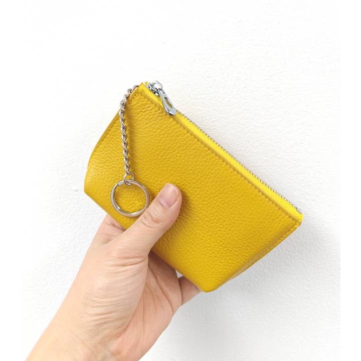 Superbia – wholesale Coin purse – Women’s – Genuine Leather Soft Card Holder Note Purse with Ring Chain8