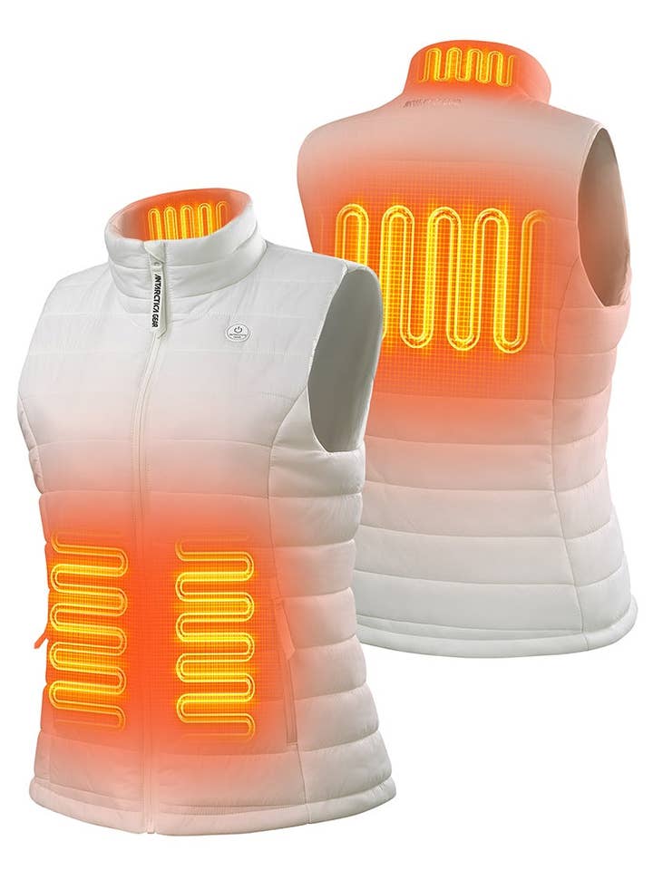 Antarctica Outdoors - Vendita all'ingrosso Gilè imbottito - Donna - GILET ANTARCTICA GEAR da Donna Riscaldato Ricaricabile Leggero per l'Inverno all'Aperto1