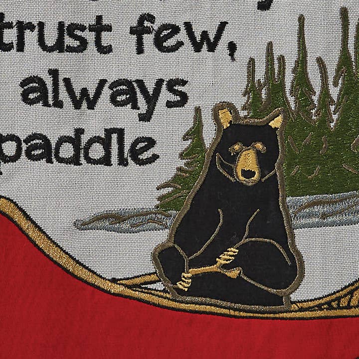 Park Designs - Wholesale Tea Towel - Paddle Your Own Canoe Dishtowel2