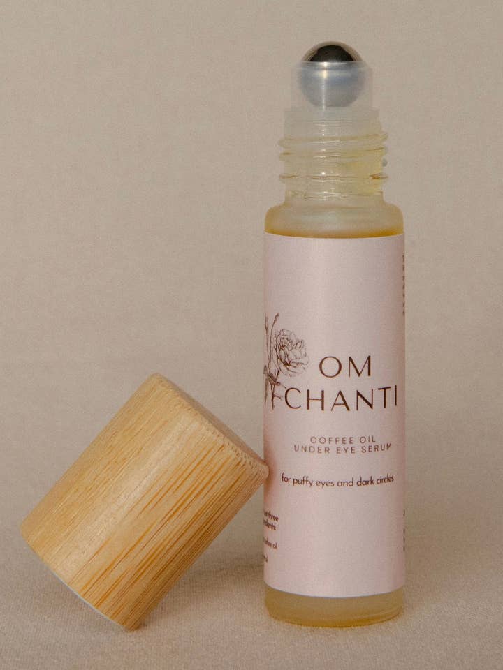 Coffee Oil Under Eye Serum for wholesale by Om Chanti Skin Care