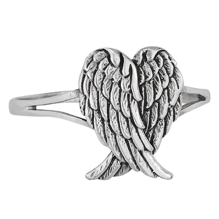 Wings of Desire Sterling Silver Ring for wholesale by Tiger Mountain Jewelry