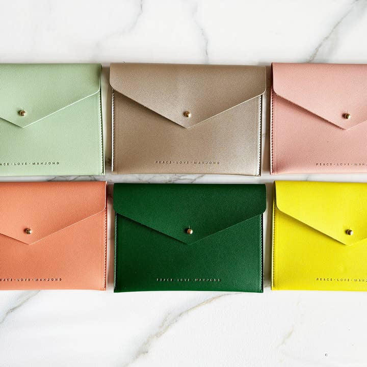 Peace Love Mahjong - Wholesale Card Holder - Women's - Card Clutch19