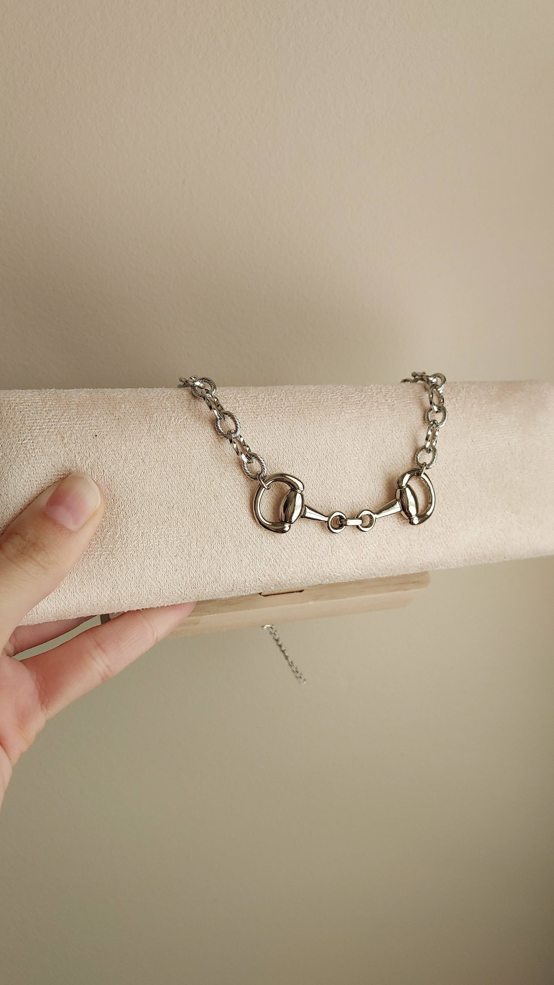 The peachy cactus boutique - Wholesale Link & Chain Necklace - Twisted bit necklace1