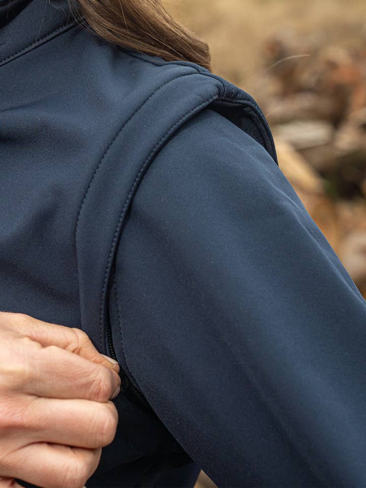 Solid Women's Carroll Jacket in Navy for wholesale on Faire5