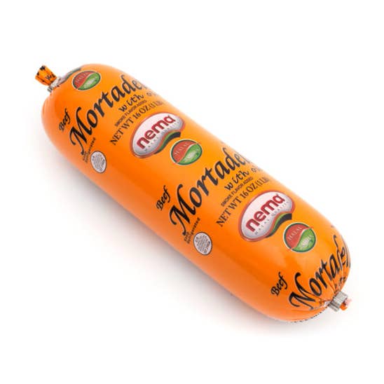 America Halal Beef Mortadella with Olives – Big for wholesale by AKTIM Enterprise LLC