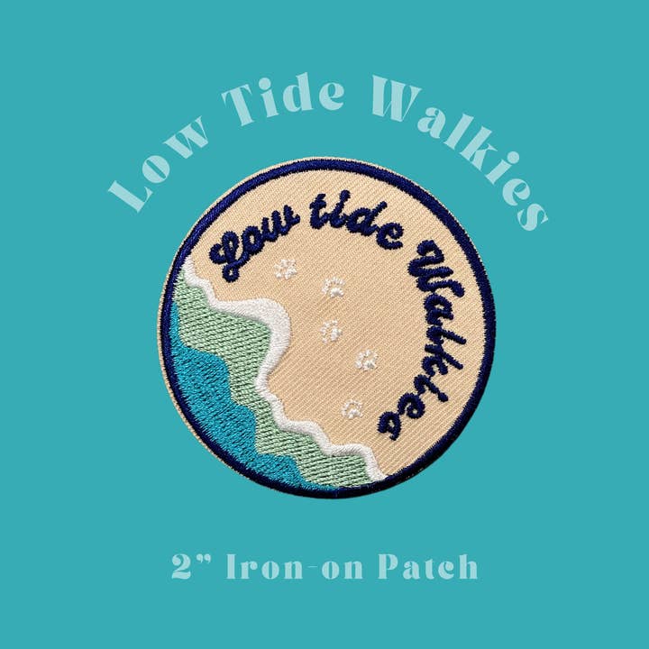 Broderad på-på-lapp - Low Tide Walkies för wholesale av By Jessie Bradbrook