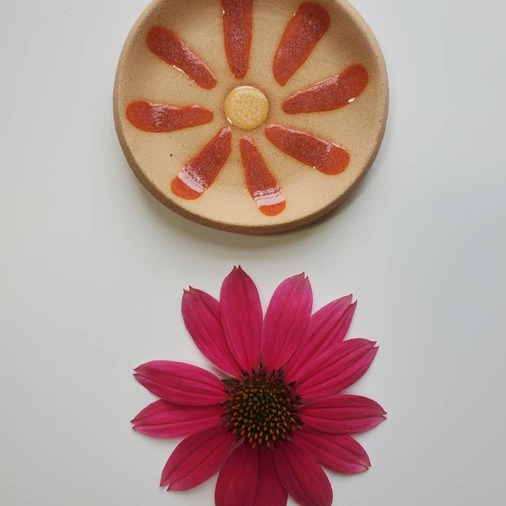 CURIOUS CLAY - Wholesale Decorative Plate/Dish/Bowl - round flower dish1