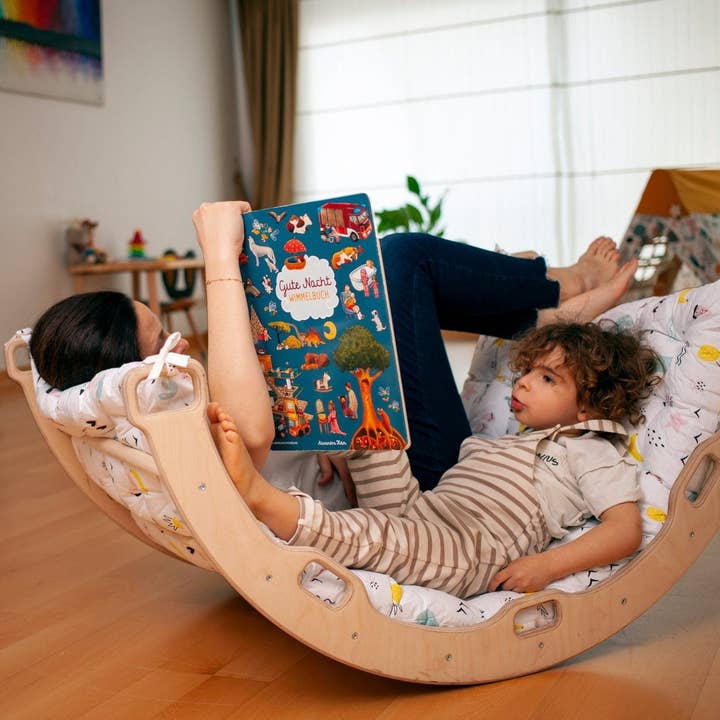 Montessori Furniture, Climbing Arch With Flamingo Pillow for wholesale by kidodido