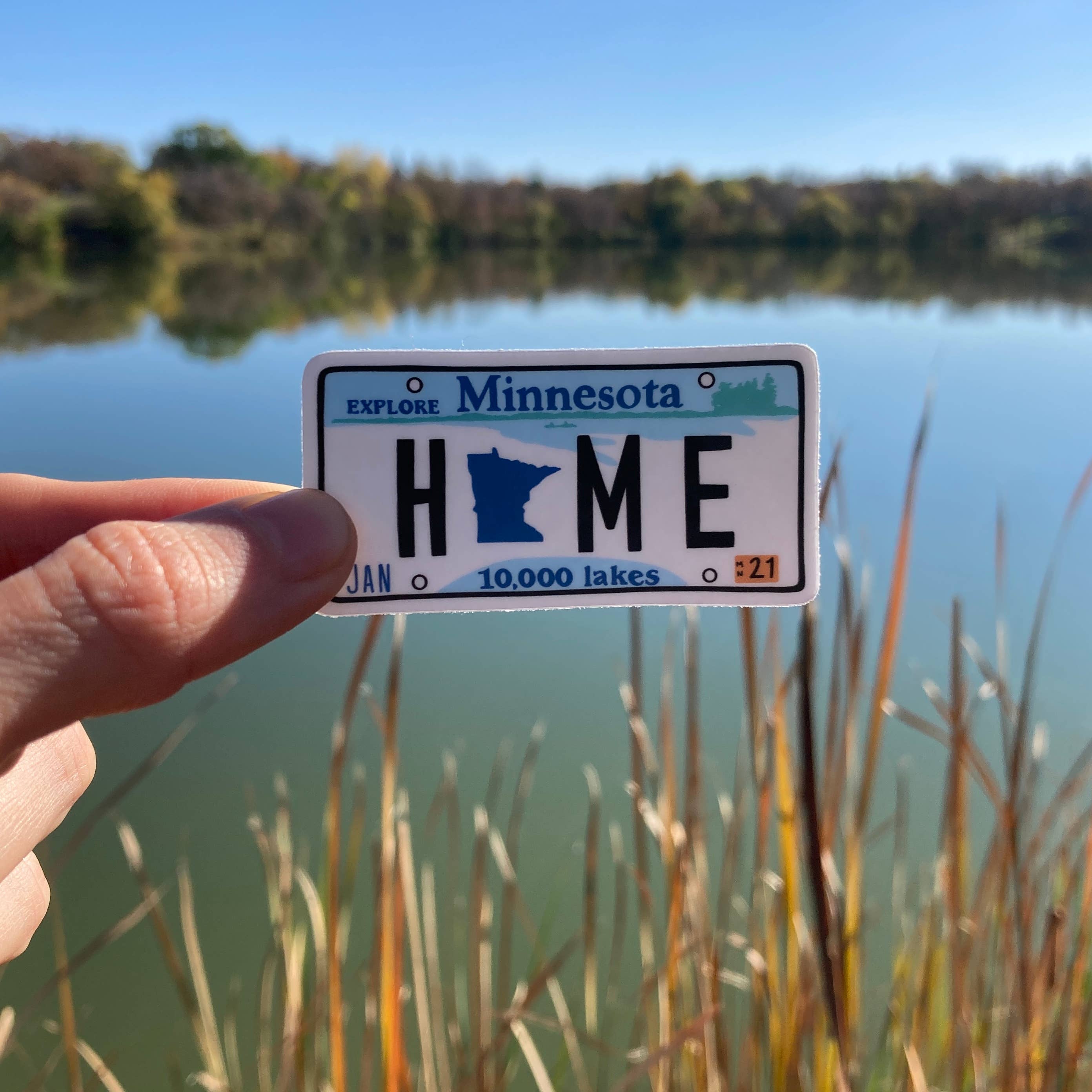 Jones Sticker Co - Wholesale Sticker - Minnesota Home License Plate Sticker or Magnet3