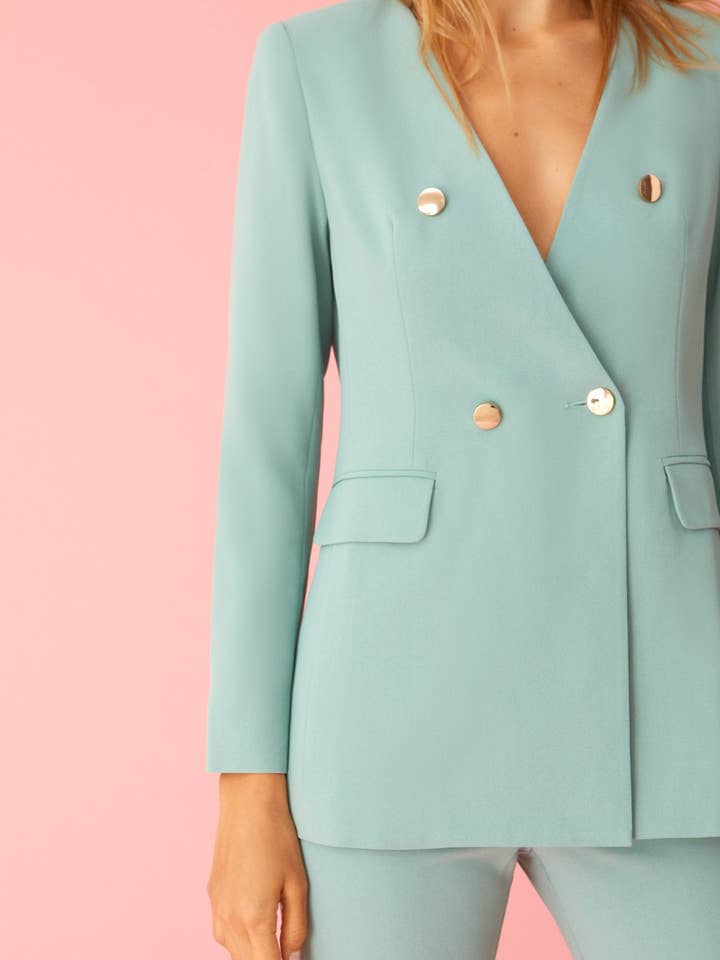 Veste Cornelia Verte · Pretty in Pink · pour la vente par Bruna