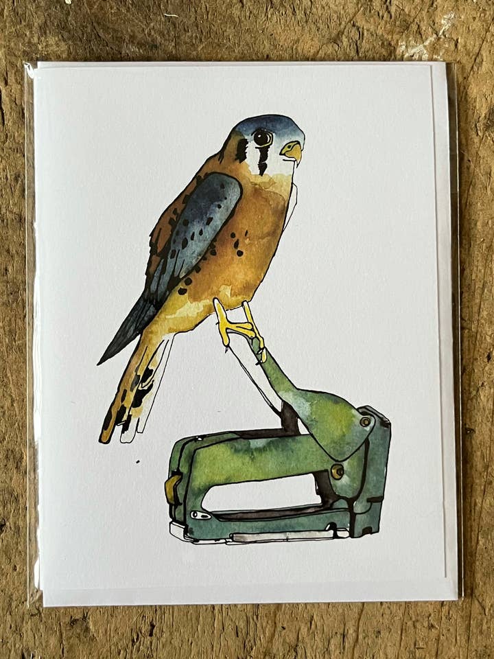 Kestrel hæftemaskine Card for engroshandel hos Brienne Cosman Design