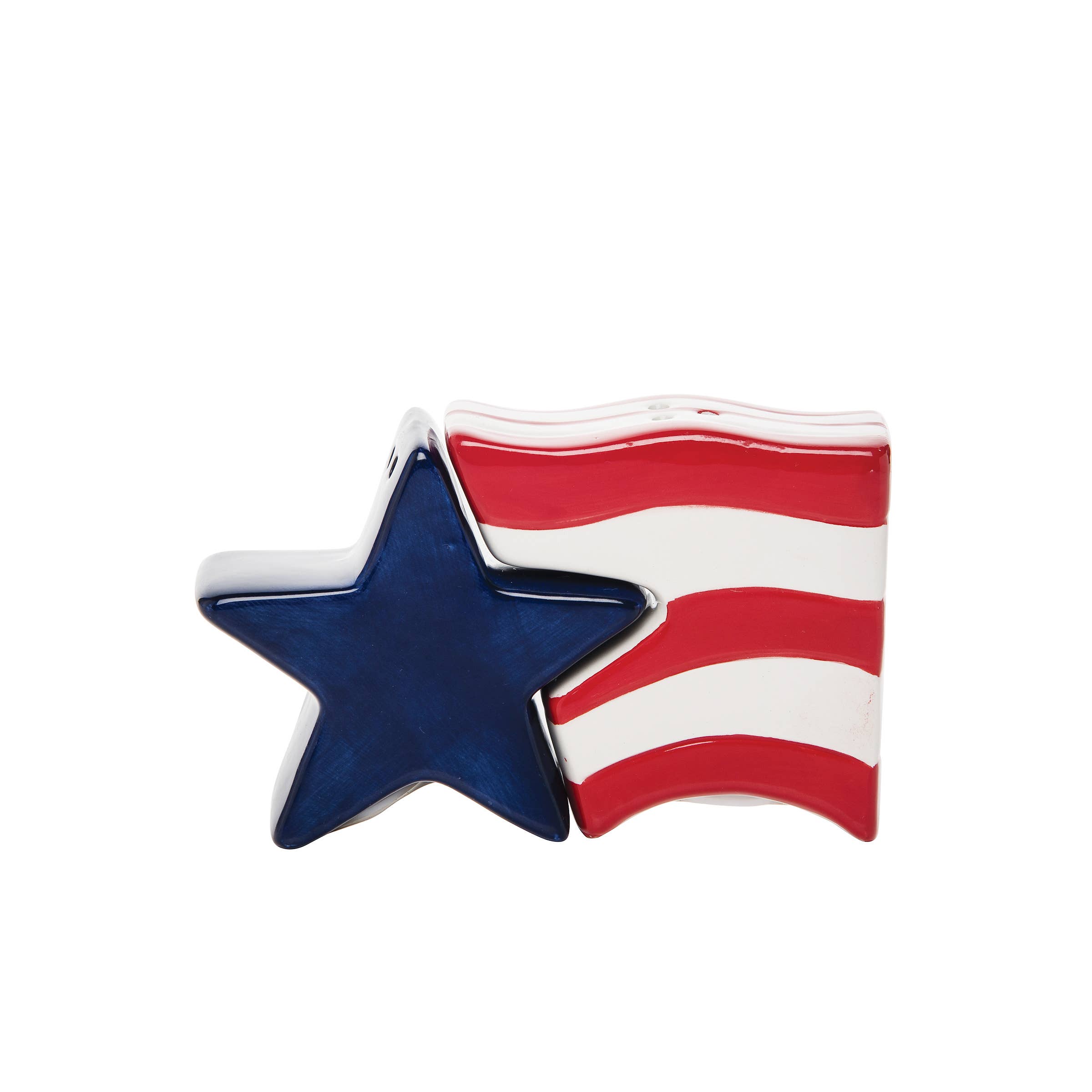 C&F Home - Vente Ensembles salière et poivrière - Ensemble de salière et de poivrière avec drapeau de la liberté patriotique du 4 juillet1
