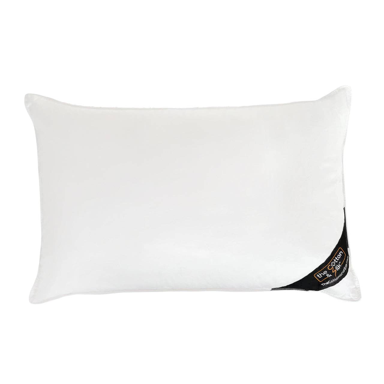 THE COTTON & SILK - Wholesale Bedding Pillow - 100% Mulberry Silk Filled Pillow Insert, Soft (v.s. firm, medium)1