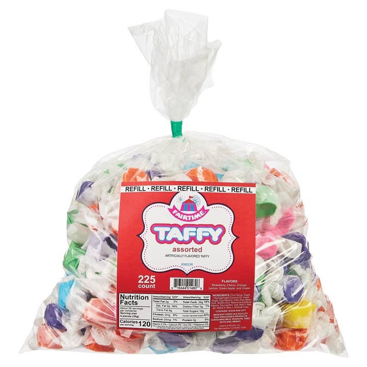 Kelli's - Wholesale Taffy - Fairtime Taffy - Refill Bag for Changemaker Tubs