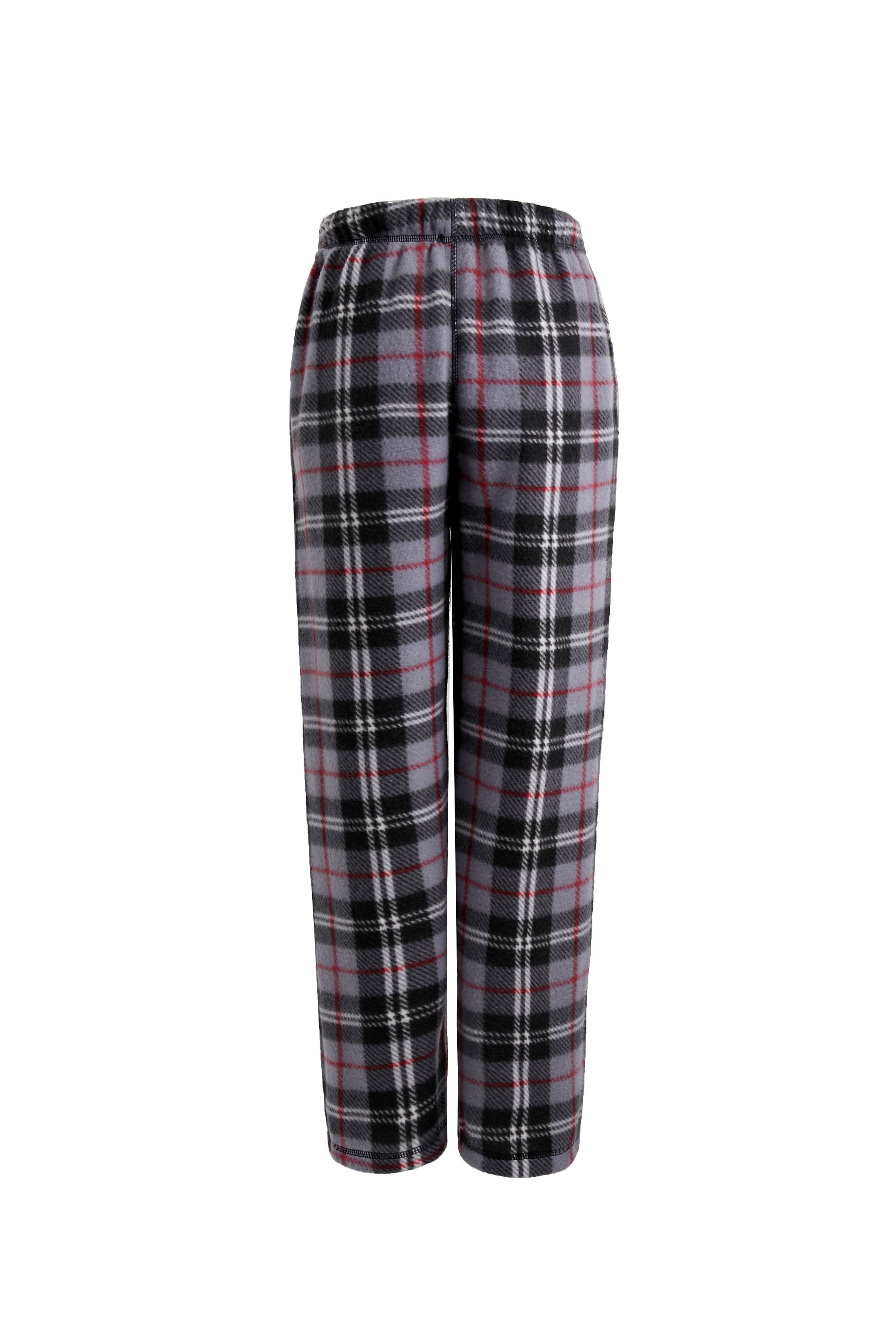 LeeHanTon - Wholesale Sleepwear Bottom - Men's - LeeHanTon Men's Plaid Fleece Pajama Pant Plus Size1