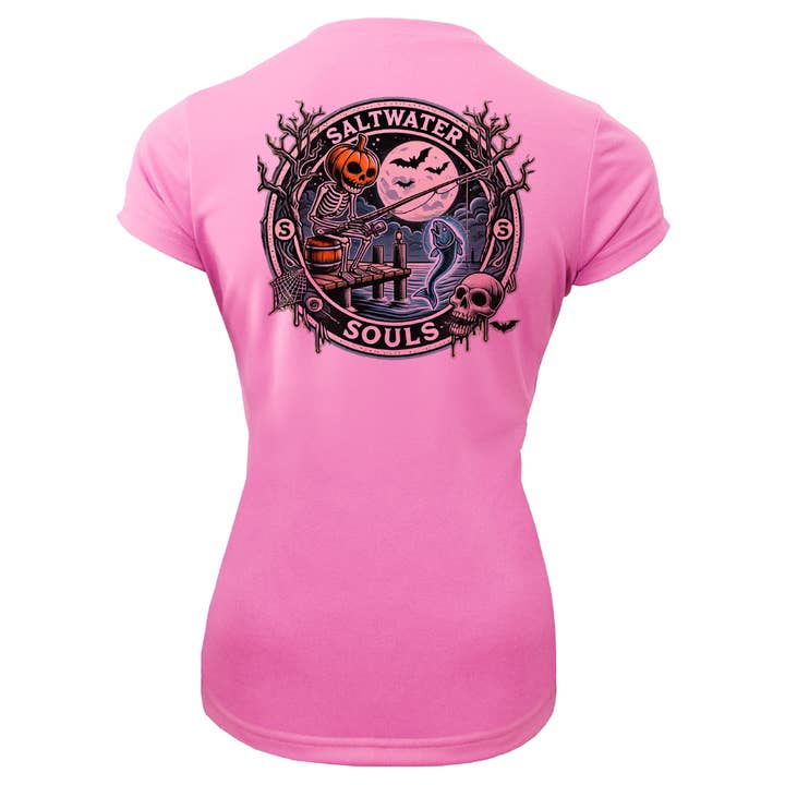 Saltwater Souls Women's Short Sleeve UPF 50+ Dry-Fit Shirt for wholesale by Saltwater Born