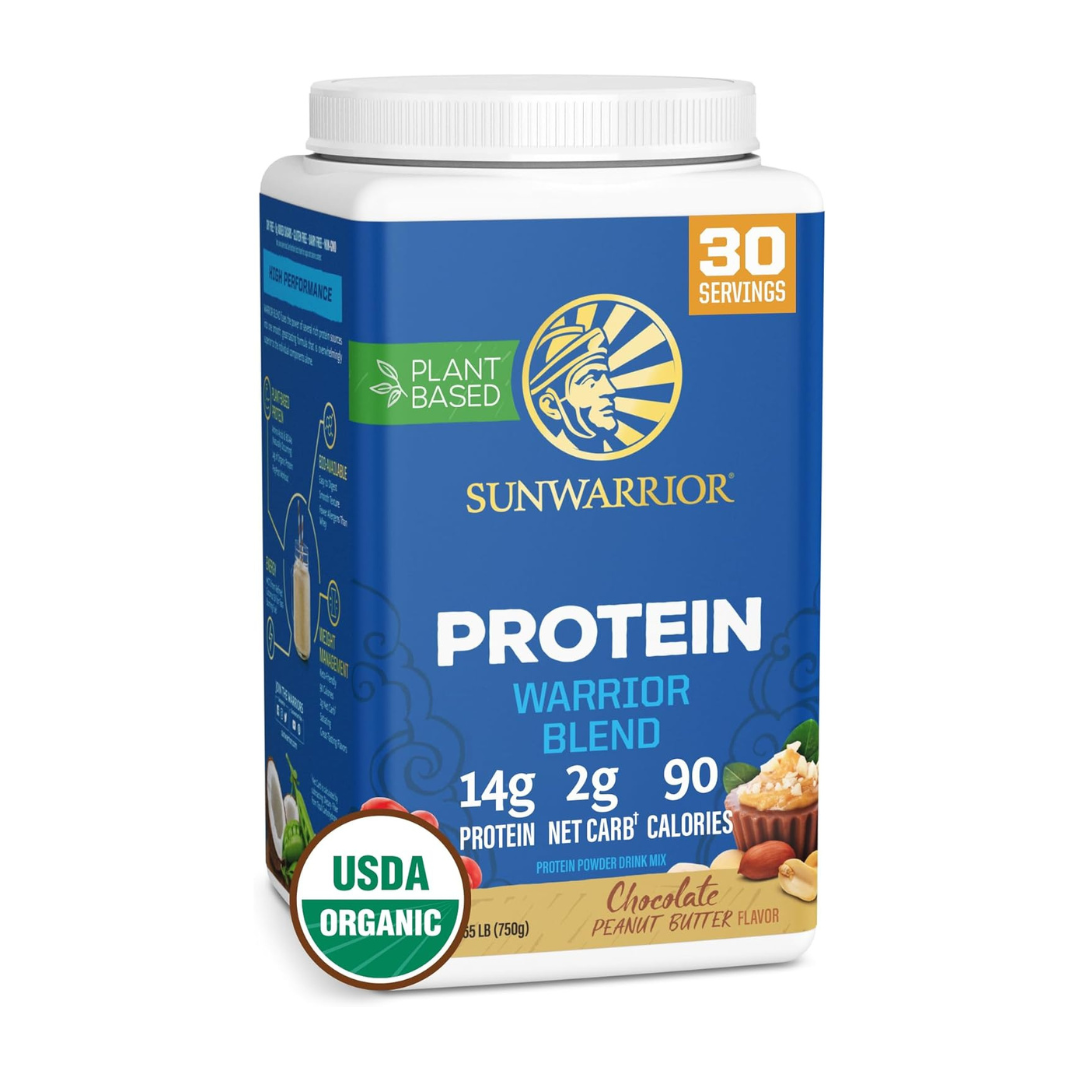 Sunwarrior - Wholesale Protein/Superfood Powder - Warrior Blend Chocolate Peanut Butter - Vegan Pea Protein9