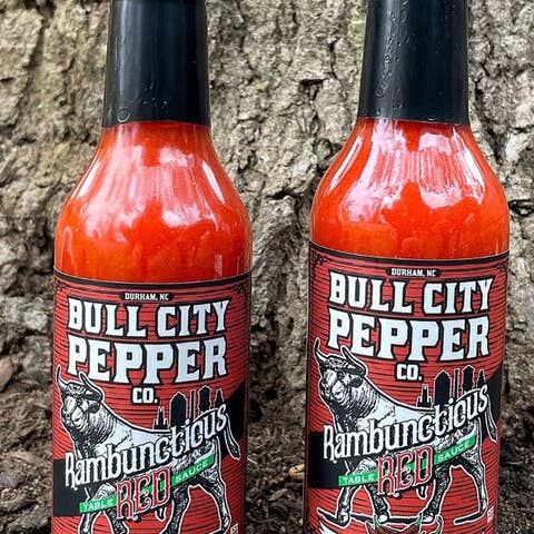Bull City Pepper Co. - Wholesale Hot Sauce - Rambunctious Red Table Hot Sauce - Pack of 121
