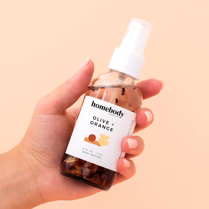 Homebody Candle Co. - Wholesale Bath/Body Oil - Olive + Orange • body oil0