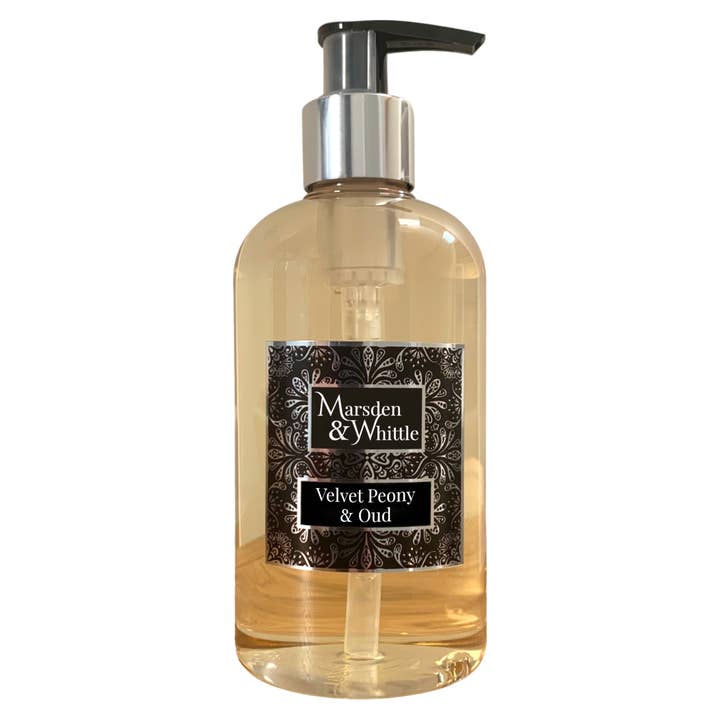 Velvet Peony & Oud Hand & Body Wash for wholesale by Marsden & Whittle