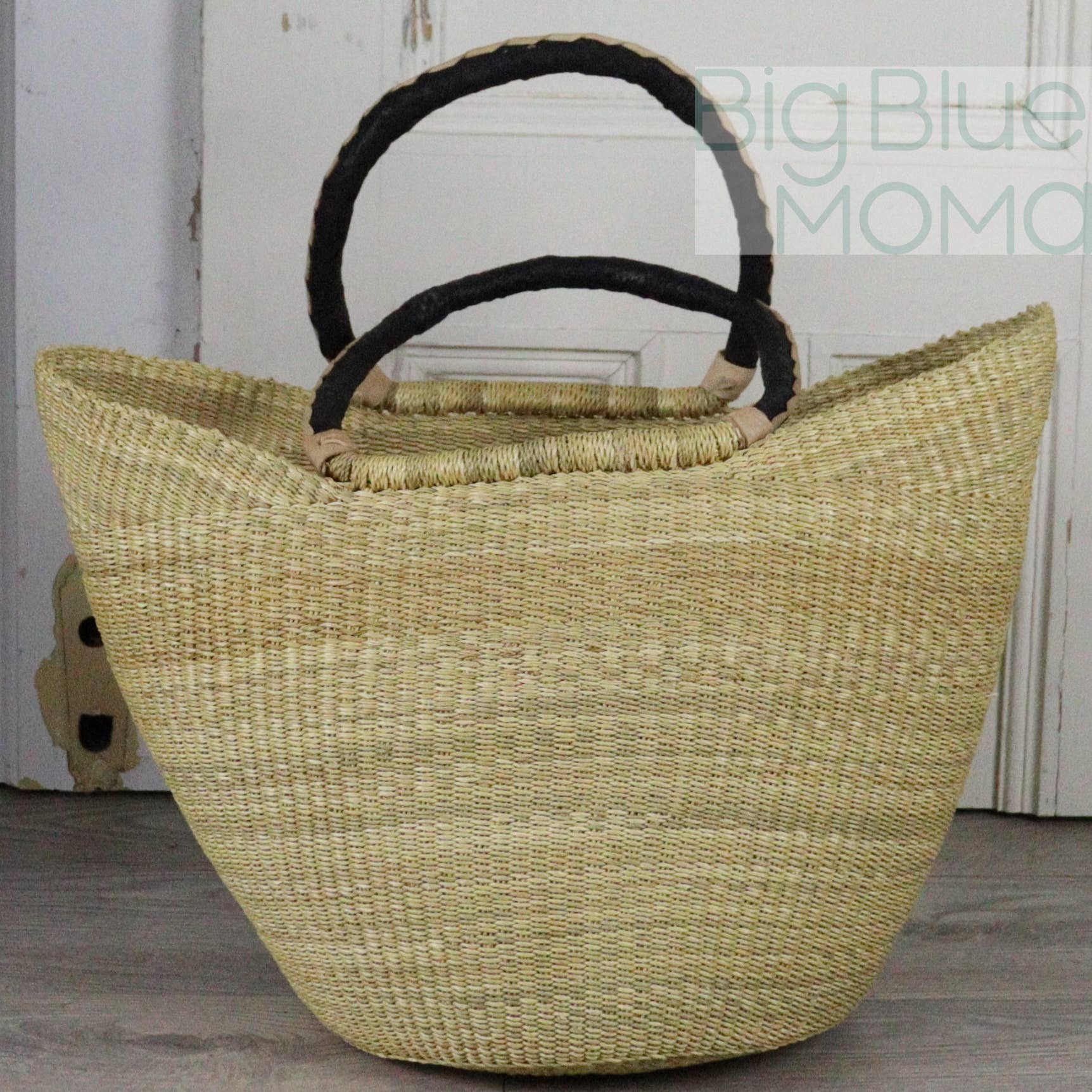 Big Blue Moma - Wholesale Beach Bag - U Shopper Large - Natural Palette22
