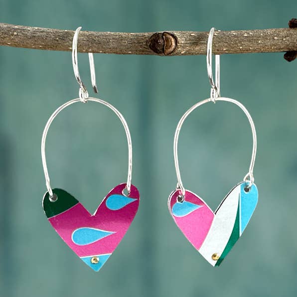 Elevate Heart Earrings for wholesale by Leslie Ishihara Designs