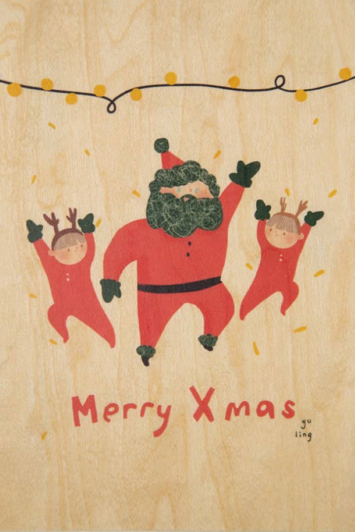 Woodhi - Wholesale Postcard - Wood Postcard Greetings 2 EL MX0