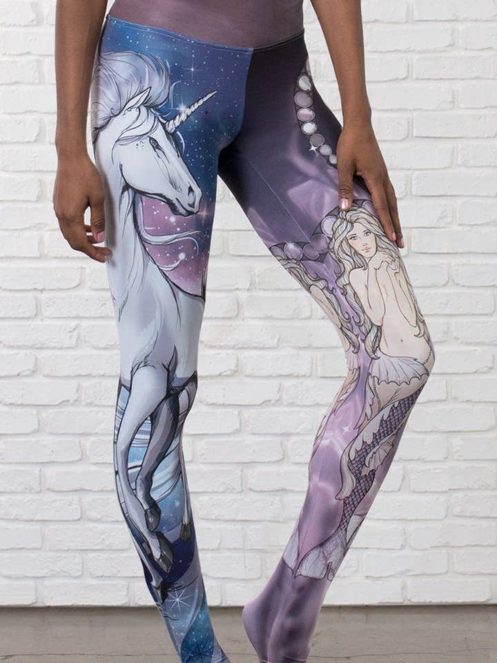 Fantasy MASHUP - Buttery Soft Athleisure Leggings for wholesale by Eagle Rock Werkshop®