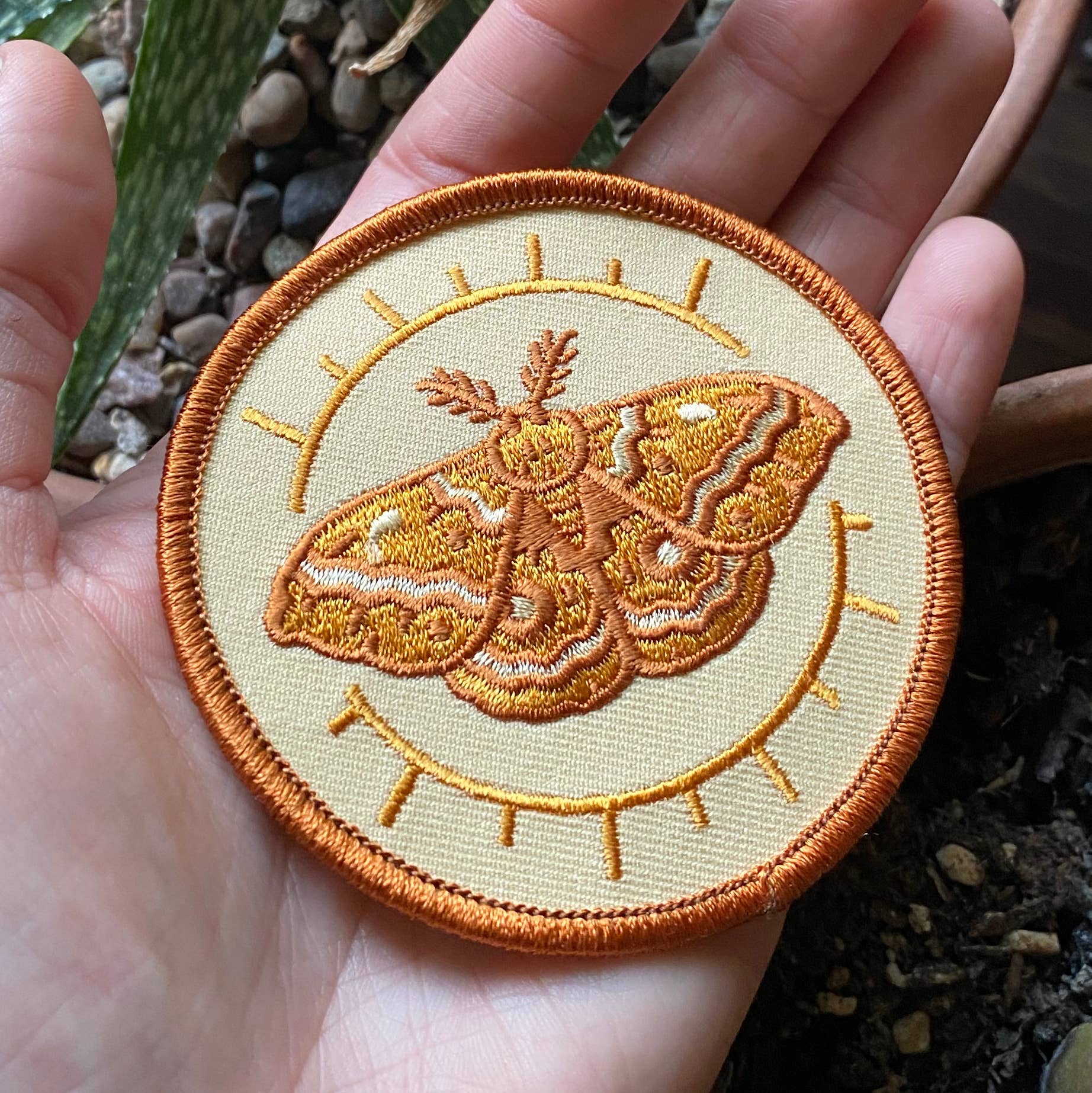 Mustard Beetle - Wholesale Patch - IO Moth Embroidered Patch, Iron on Patch4