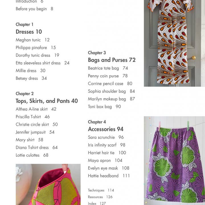Ryland, Peters & Small – wholesale Crafts, hobbies and DIY – Sewing with African Wax Print Fabric4