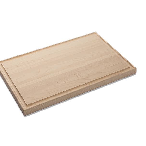 Wood Hill Boards Inc - Wholesale Cutting Board - Maple - G171 - Large Thick Cutting Board with Juice Groove 1
