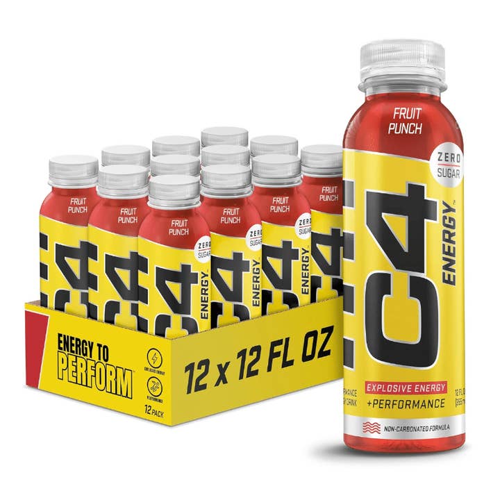 L&F Universal Goods – wholesale Sport-/energidryck – C4 Icke-kolsyrad energidryck - 12-pack - 12 oz - Fruktpunsch