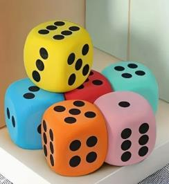DnD Emporium Co – wholesale Dice – EVA FOAM 6CM D6 DICE0