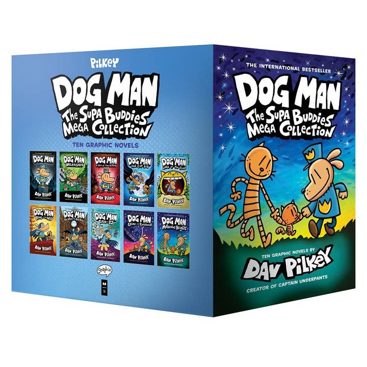 Dog Man: The Supa Buddies Mega Collection (#1-10) for wholesale by Scholastic