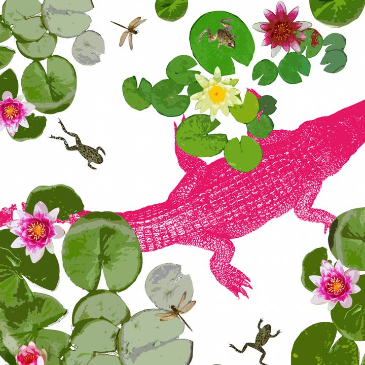 Linen Tablecloth "Crocodile" 100% Made in Italy for wholesale by The Napking