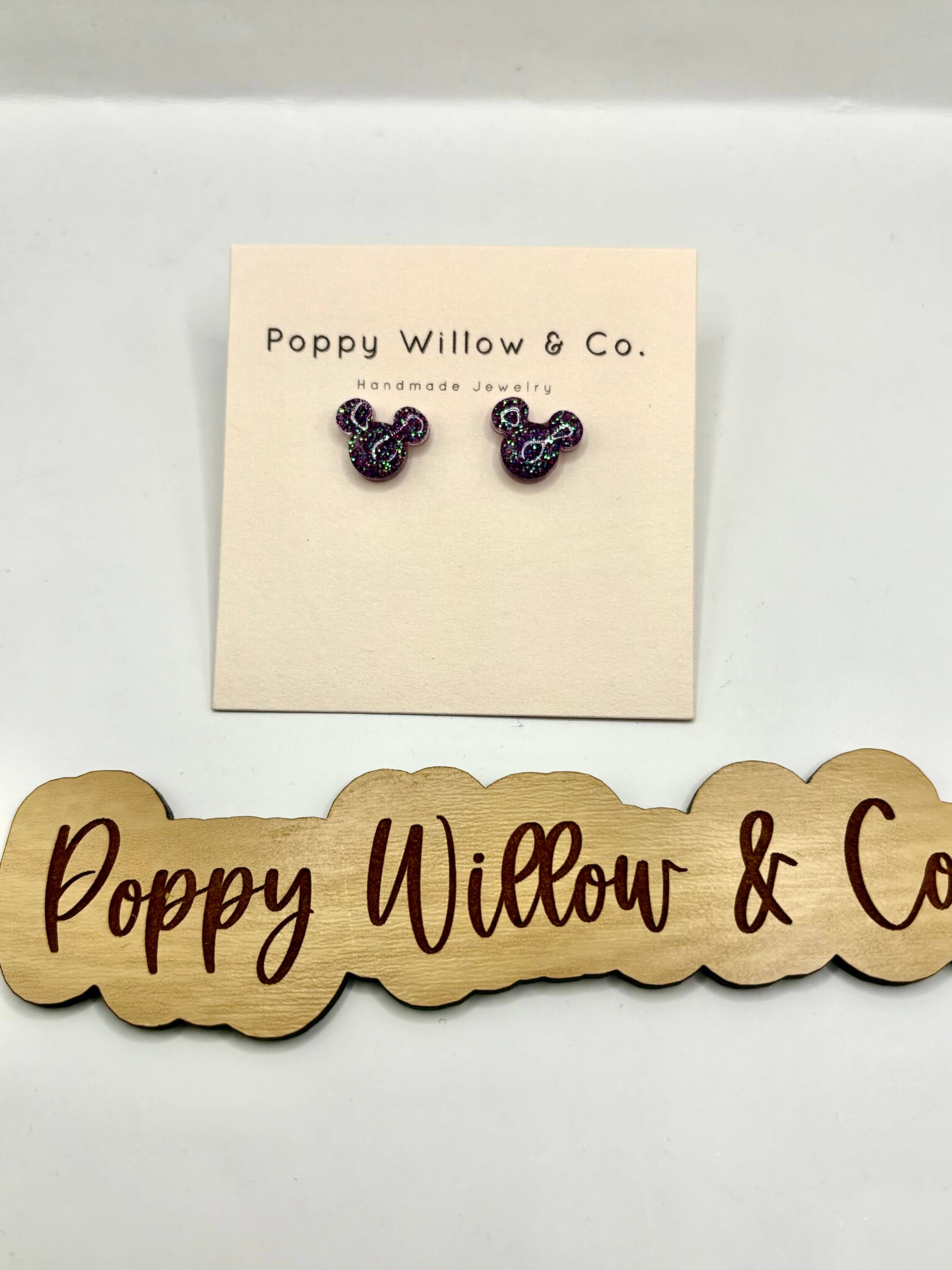 Poppy Willow & Co. - Wholesale Stud/Post Earrings - Mickey Mouse Stud Earrings1
