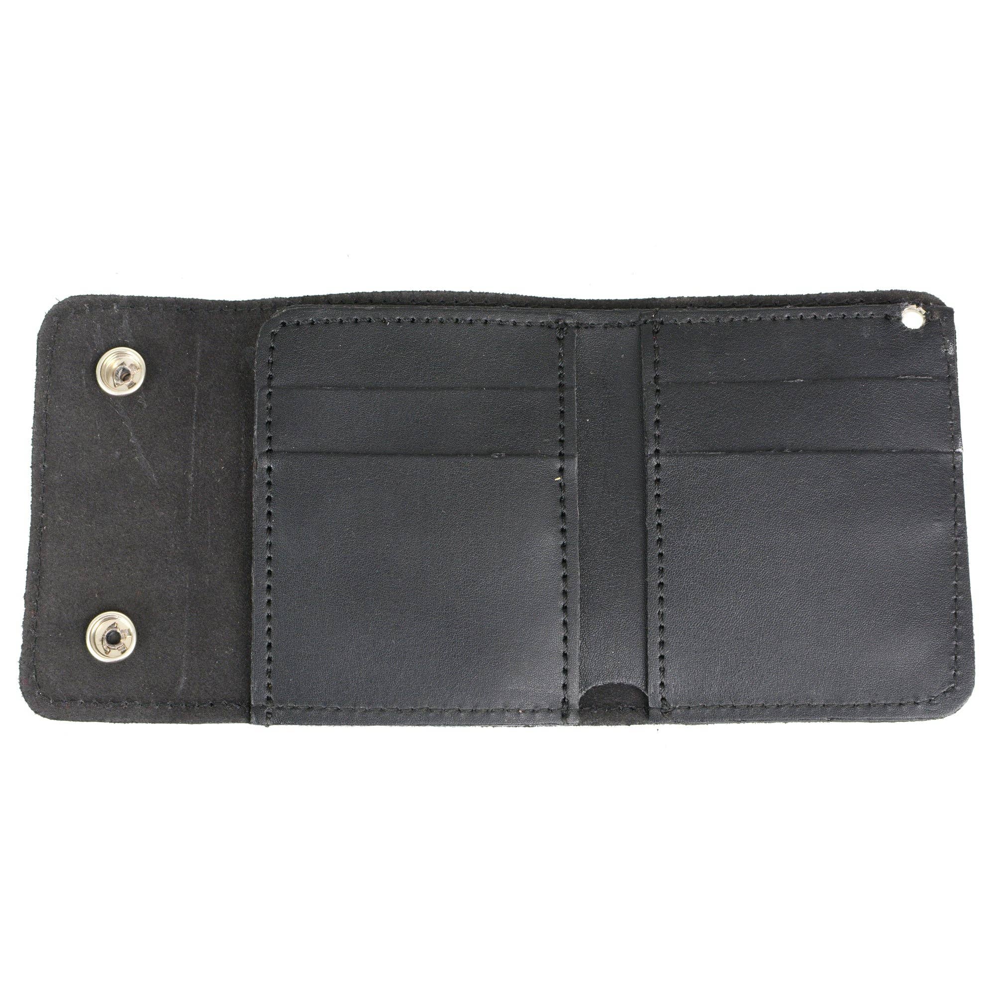 BLK Hot Leathers Buffalo Nickel Bi-Fold Wallet for wholesale on Faire1