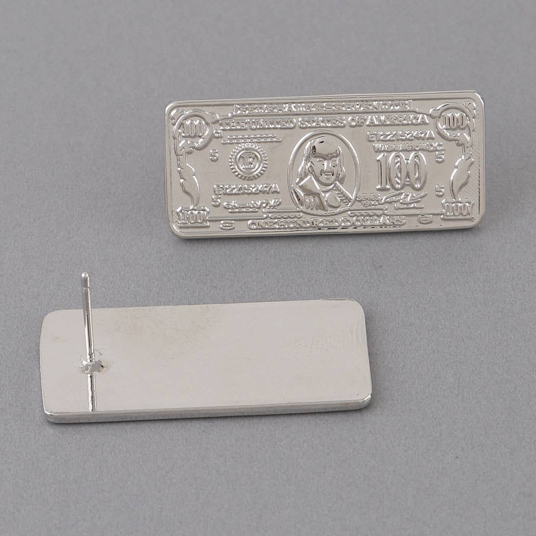 3AM BY H&D ACCESSORIES – Großhandel Ohrstecker – Hundred Bill Ohrstecker3